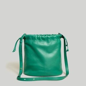 New leather bucket crossbody from Madewell